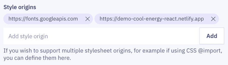 Style origins